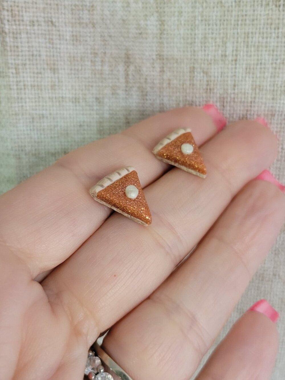 Pumpkin Pie Stud Earrings
